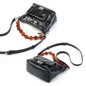 Bolso <span class=keywords><strong>de</strong></span> mujer <span class=keywords><strong>China</strong></span> OEM Fábrica Mayorista Personalizado Cuero Genuino Encerado Bolsos Hombro Bandolera para Mujer - Product Image 5
