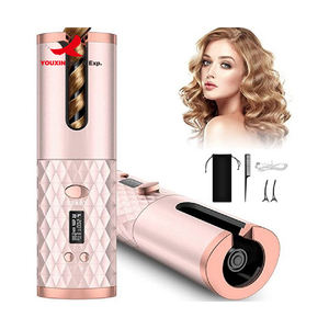 Fer à boucler électrique sans fil de luxe à recharge USB, technologie de rouleaux en céramique, pour approvisionnement mixte à prix bas - Product Image 4