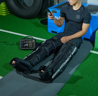 Bottes de compression d'air pour les jambes complètes de soulagement des athlètes Produits de massage avec caractéristiques de compression et de soulagement de la douleur pour les pieds et les jambes