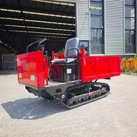 1,5 Tonnen Euro 5 Diesel Mini-Raupendumper mit Gummiketten, Neu, Linkslenker für Bau- und Obstgarten-Transport