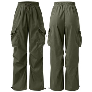 Pantalon cargo parachute pour hommes et couples, coupe ample et décontractée, style <span class=keywords><strong>harem</strong></span> hip-hop, streetwear urbain, vêtements hipster, pantalon baggy - Product Image 6