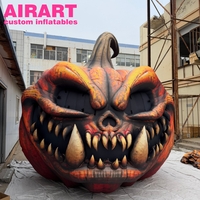 Sombrero de Bruja Inflable con Forma de Calabaza, Decoración Inflable de Calabaza para Jardín/Exterior, Calabaza Gigante Inflable Decorativa