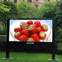 Mini écran LED extérieur P6 SMD en fer 6 mm IP65, mur vidéo de 6 mètres pour la publicité dans les parcs urbains, panneau LED 140