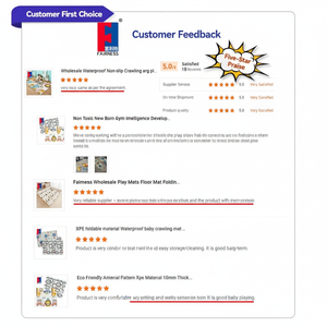 <span class=keywords><strong>Tapis</strong></span> de jeu portable pour bébé, motif dessin animé, en XPE haute densité, doux, non toxique, pliable, pour activités d'enfants, pique-nique, marque Fairness OEM - Product Image 6