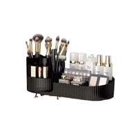 360 rotatif maquillage organisateur bureau cosmétique organisateur conteneur maquillage brosse support de stockage bureau maison bureau stockage