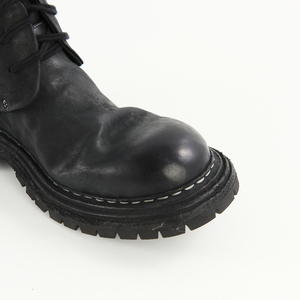 Bottes à lacets pour hommes en cuir de cheval véritable, style japonais, faites à la main, rétro, respirantes, effet vieilli, accessoire pour la saison hivernale - Product Image 3