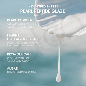 Luxfume Private Label Pearl Peptide Glaze Préparation et Traitement Tout-en-un Tonique Sérum : Hydratation Intense, Peau Repulpée, Réduit les Rougeurs - Product Image 6