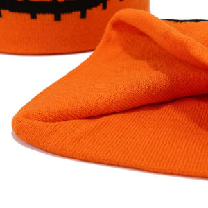 Nuevas gorras cálidas de invierno y otoño Gorras Halloween Día de todos los Santos Y2K Skullies Sombreros Calabaza Fantasma Camuflaje Punto Gorro de punto - Product Image 4