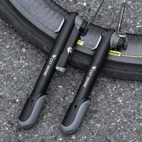 Pompe à air portable WEST BIKING pour vélo de montagne VTT, pompe à air légère haute pression pour vélo de route