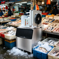 Machine à glace en flocons commerciale, machine à glace en flocons industrielle, conception robuste pour la pêche en mer et la logistique de la chaîne du froid