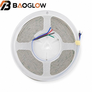 แถบไฟ LED RGB COB ป้องกันการกัดกร่อน ขนาด 3.33 ซม. แบบตัดได้ แสงส่องด้านข้าง ความหนาแน่น 630d/M แรงดันไฟฟ้า DC24V กำลังไฟ 10w/M ความกว้าง 8 มม. แผงวงจรทองแดง 18/35 แบบยืดหยุ่น แสงหลากสี - Product Image 6