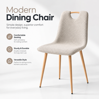 Chaise en tissu à structure nordique B2B, idéale pour les projets d'ingénierie, hôtels et cafés, achat en gros, siège ergonomique et confortable, directement de l'usine