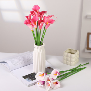 Lys Calla Miniatures en PU, 10-30 cm, Haute Simulation, Fleurs Artificielles pour Mariage et Décoration Intérieure - Product Image 2