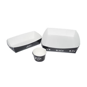 Gobelet en papier sulfurisé jetable personnalisé de 4oz pour sushi bol imprimé avec logo verni pour <span class=keywords><strong>l</strong></span>'<span class=keywords><strong>avant</strong></span>-goût de la crème glacée - Product Image 2