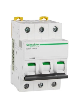 Schneider <b>Miniature</b> <b>Circuit</b> <b>Breaker</b> IC65N 3P D25A A9F19325 3P D25A 1P-4P 1-63A Complete Models - Product Image 1