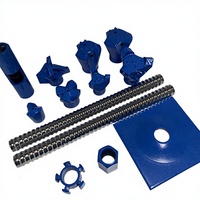 Barre d'ancrage auto-perceuse de stabilisation de tige d'ancrage en acier entièrement filetée R32 pour les pièces de perceuse d'extraction de charbon