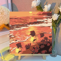 YOUYIZUO couleurs multiples motif peinture à l'huile ensemble sélection bricolage à la main plusieurs styles numérique peinture à l'huile toile mur Art