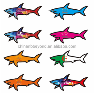 2026 3D Paul Shark PVC Rectangular Impermeable de Dibujos Animados Pegatina Promocional para Decoración de Fiestas Venta al por Mayor Inventario - Product Image 2