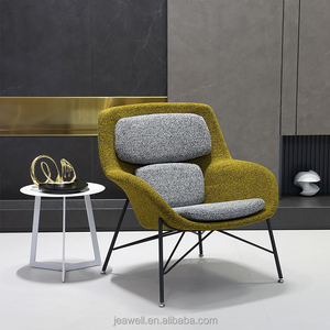 2023 Jeawell Offre Spéciale chaise de loisirs en tissu confortable siège bas avec fauteuil haut pour centre de salon - Product Image 4