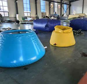 Réservoir d'eau pliable et portable en PVC de 1000 litres pour stockage d'eau de pluie - Product Image 4