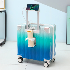 Đầy Màu sắc mini 18inch vỏ cứng ABS + PC tùy chỉnh thiết kế sang trọng trẻ em Du Lịch VaLi biểu tượng tùy chỉnh và màu sắc - Product Image 6