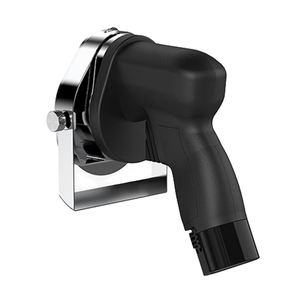 Nouveau couteau à kebab électrique semi-automatique Truwin noir en acier inoxydable 304 certifié CE, épaisseur 4 mm, 300 kg/h, lame de 10 mm - Product Image 1