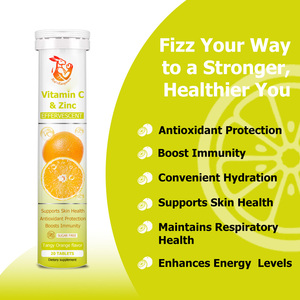 Suplementos Herbales al por Mayor de Fábrica, Tabletas de Vitamina C con Zinc, 20 Tabletas, Mantiene la Salud Respiratoria, Tabletas Dietéticas - Product Image 2