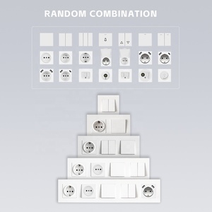 유럽 표준 소켓 콘센트 전기 러시아 벽 소켓 및 스위치 PC 패널 16A 250V 유럽 표준 단일 플러그 소켓 - Product Image 5