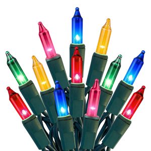 Guirlande Lumineuse LED de Noël Miniature 4m 50/100 LED pour Décoration d'Arbre Extérieur Jardin Étanche Effet Tungstène – Offre Spéciale - Product Image 1