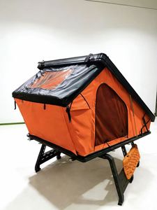 Ultra-Slim Aerodynamic Aluminum Hard Rooftop Tent Lightweight Quick Automatic Open Car Roof Tent for SUV 4WD Adventure VG-RTT-15 - Product Image 5