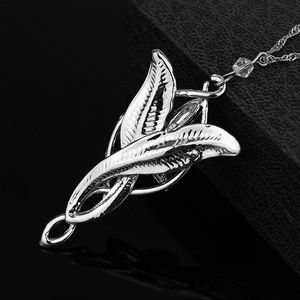 Collana con Ciondolo Stella della Notte Oscura, Il Signore degli Anelli, in Lega di Zinco con Catena in Bambù, Principessa Elfica - Product Image 3
