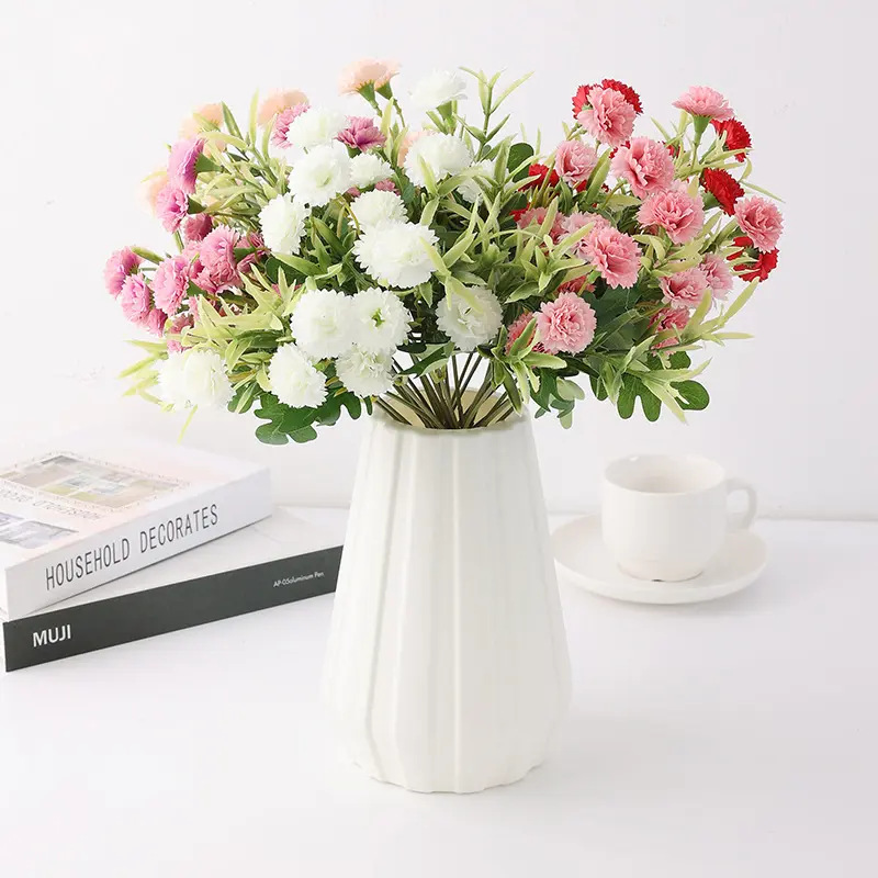 Artificial Mother's Day Home Decoration Rural Fresh Plant Flower-Artificial Carnation Bouquet