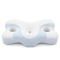 Oreiller Ergonomique en Mousse à Mémoire de Forme Ultra Confortable Zéro Pression pour le Cou et le Sommeil Latéral, Lavable en Machine