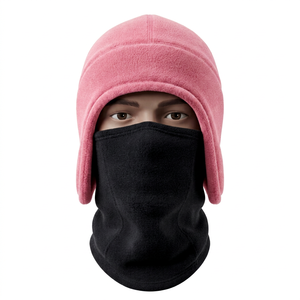 Gorro de Invierno Cálido de Forro Polar con Orejeras y Cubre Rostro, Suave y Cómodo para Clima Frío, Gorro para Exteriores - Product Image 1