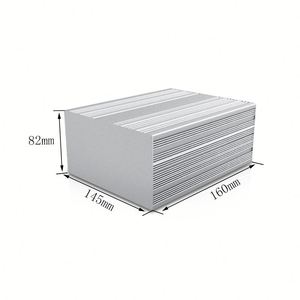 Customized Bending Industrial Extrusion Aluminum Electronics Amplifier <b>Box</b> Enclosure Case <b>Metal</b> Chassis Shell - Product Image 1