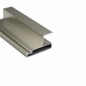 Aluminum Alloy U Shape Strip Black 6000 Series Extruded For Bathroom Partitions And <b>Door</b> Edges - Product Image 3