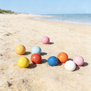 Palline Colorate in Resina per Set di <span class=keywords><strong>Bocce</strong></span> e Petanque, Mini Palline Bersaglio per Giochi all'Aperto sul Prato - Product Image 3