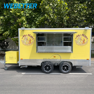 WEBETTER Bbq <strong>Food</strong> Truck with Full Kitchen Taco <strong>Food</strong> Truck <strong>Food</strong> Trailer Bubble Tea Coffee Truck Trailer Mobile bar Trailer - Product Image 3
