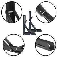 Klapptisch halterung Bank Lowes Dreieck Verstellbarer Edelstahl L-Winkel Wand montage Regal Metall Klapptisch halterungen