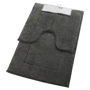 ยางได้รับการสนับสนุน bath mats ไมโครไฟเบอร์ tapis Salle de Bain personnalise