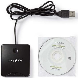 Lector de tarjetas inteligentes y tarjetas de memoria Nedis Compact USB 2.0 para tarjetas de identificación - Product Image 2