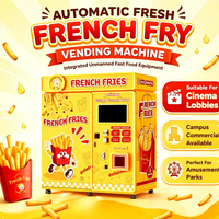Distributeur automatique de frites sans personnel à fort potentiel de profit avec système de surveillance des revenus en temps réel à distance