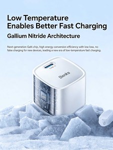 Chargeur rapide GaN 30W Benks, chargeur mural USB-C, compact, portable, adaptateur de charge rapide PD - Product Image 4