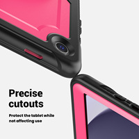 Lüks Tasarımcı Darbeye Dayanıklı Kılıf, Gizli Apple Pencil Bölmesi ve Otomatik Kilitlenen Ayarlanabilir Stand ile iPad Pro 13 2024 için