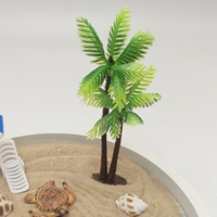 Kit de décoration de bureau sur le thème marin Zen pour Diwali et mariages, en résine personnalisable, avec accessoires de boîte à sable et de cocotier