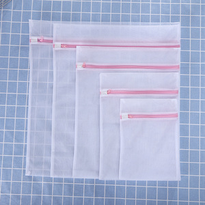 Wash Bags Rectangle Polyester With Zipper Clothing Organizer Bathroom Use - Product Image 1