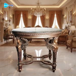 Escultura de Cabeza de León de Bronce Europeo de Lujo, Diseño de Columna Barroca, Fundición para Decoración de Sala de Estar Interior Real - Product Image 3