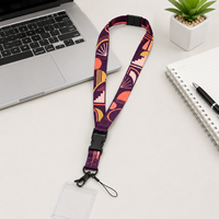 CH Wholesale Sublimation Printing Polyester Lanyards With Logo Custom Certification Keychain OEM ODM ECO Promotion Event Gifts