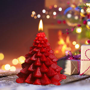 Yüksek kalite noel ağacı şekilli düşük sıcaklık erotik mumlar el yapımı soya balmumu yetişkin oyuncak kokulu mumlar - Product Image 4