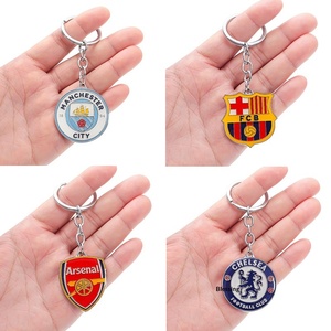 Llavero con Colgante de Fútbol de Barcelona, Liverpool, Arsenal, <span class=keywords><strong>Chelsea</strong></span>, en Aleación de Zinc, Diseño de Arte Moderno - Product Image 3